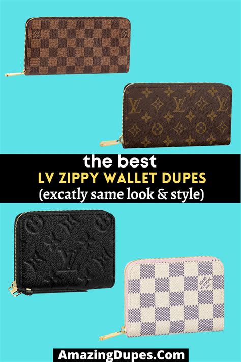 wallet made like lv zippy replica|LV Wallet Dupes .